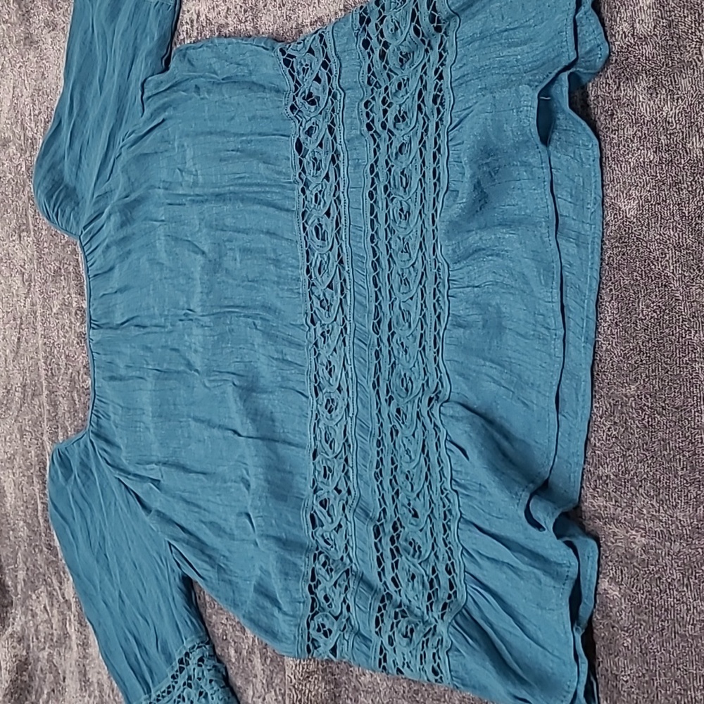 WAS $ 59  MONORENO lacy Tunic Size Large